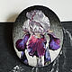  "L' Iris Noble". Брошь-булавка. EmbroideryART (vasilevamaria). Ярмарка Мастеров.  Фото №4