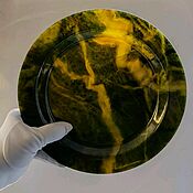 Тарелка из нефрита, 14см-диаметр