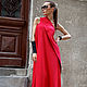 красный цвет красный сарафан в пол летнее яркое платье в пол стильное платье макси яркие платья дизайнерское платье