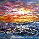 Oil painting with the sea ' Miracle of nature 2', Pictures, Murmansk,  Фото №1