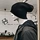 Бини шапка ВиллеВало черная макси унисекс. Шапки. SHEVTSOVA design | Одежда Говорит. Ярмарка Мастеров.  Фото №5