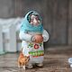 У бабушки в деревне. Ватная игрушка, Народная кукла, Ижевск,  Фото №1