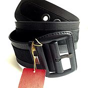 Винтаж handmade. Livemaster - original item Leather Strap Caramel Spain Black Pony Vintage. Handmade.
