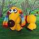 Educational toy Dachshund Rainbow. Stuffed Toys. elenka12. My Livemaster. Фото №4