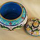 Винтаж: Шкатулка-вазочка Клуазоне (Cloisonne). Кухонная утварь винтажная. Винтажный подарок. Интернет-магазин Ярмарка Мастеров.  Фото №2