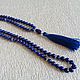 Muslim rosary made of Afghan lapis lazuli and silver 925 99 beads, Rosary, Sergiev Posad,  Фото №1