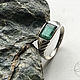 Natural VS Emerald 1,67 ct, silver emerald ring. Rings. Bauroom - vedic jewelry & gemstones (bauroom). My Livemaster. Фото №5