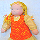 Вальдорфская кукла-девочка. Вальдорфские куклы и звери. Alla  (Waldorf doll&toy). Ярмарка Мастеров.  Фото №5