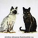 Вышивка "Коты", Картины, Пятигорск,  Фото №1