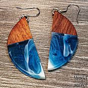 Classic blue earrings