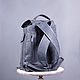 Order Leather backpack  "Aviator" (Compact). CRAZY RHYTHM bags (TP handmade). Livemaster. . Men\\\'s backpack Фото №3