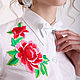 Блуза-рубашка Роза (белый). Блузки. Авторское Ателье Дарьи Левчонок. Ярмарка Мастеров.  Фото №4
