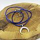 Moonlight pendant on a blue cord. Pendant. Selberiya shop. My Livemaster. Фото №6