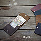 Order Men's Berkeley brown wallet for bills and credit cards. Mart Bags (martbags). Livemaster. . Wallets Фото №3