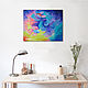 Painting of a fish 'My Universe' oil on canvas. Pictures. Lifia Art. Online shopping on My Livemaster.  Фото №2