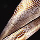 Python skin, hide, width 30-34 cm IMP2003A44. Leather. CrocShop. My Livemaster. Фото №5