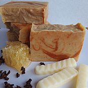 Косметика ручной работы handmade. Livemaster - original item Natural soap from scratch Propolis, Lanolin, Honey. Handmade.