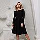 Black MIDI dress, Dresses, St. Petersburg,  Фото №1