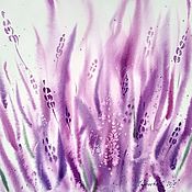 Картины и панно handmade. Livemaster - original item Painting lavender Provence abstraction in the interior. Handmade.