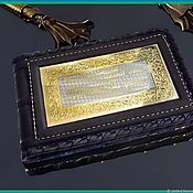 Сумки и аксессуары handmade. Livemaster - original item Business card holder men`s leather z803. Handmade.
