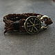Leather bracelet Shield, Bead bracelet, Volgograd,  Фото №1