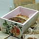Order Bread box wooden decoupage solid rose shabby. Studio Villa-Oliva. Livemaster. . Dinnerware Sets Фото №3