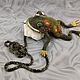 Knitted Frog bag made of beads. Clasp Bag. AirinBeads. My Livemaster. Фото №4