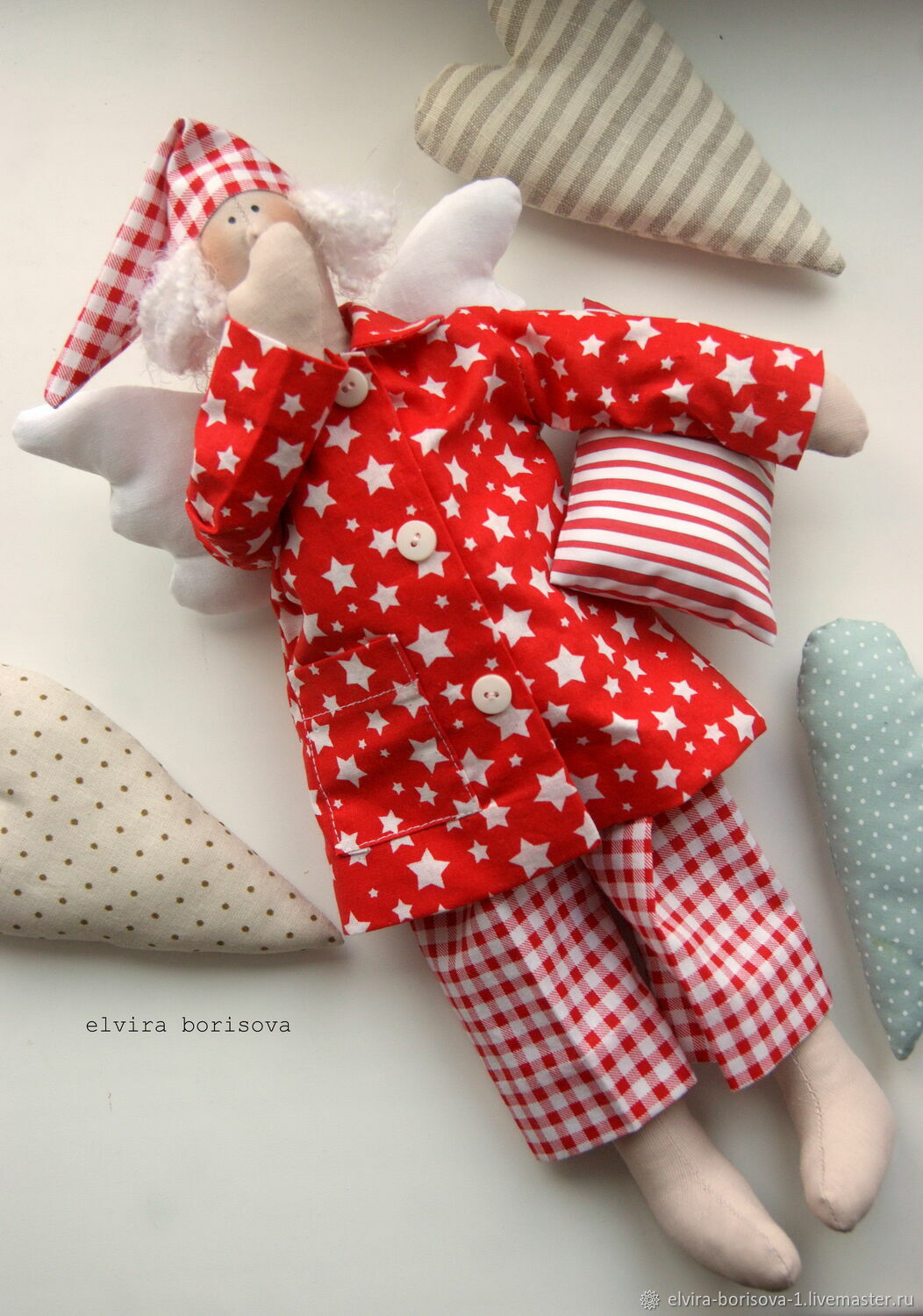 сонный ангел тильда | Dolls handmade, Sewing dolls, Fabric toys