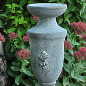 Для дома и интерьера handmade. Livemaster - original item The candlestick is a concrete stand for a drinking bowl for a large candle. Handmade.