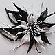 Brooch hairpin made of leather, Brooches, Balakovo,  Фото №1