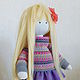 Амалия - Интерьерная коллекционная кукла ручной работы -40 см, Куклы и пупсы, Ницца,  Фото №1