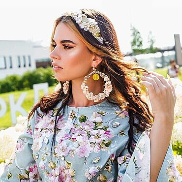 Украшения ручной работы. Ярмарка Мастеров - ручная работа *Вlue Magdalena* designer Oksana Prince. Handmade.