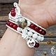 'White Lotus ' - amulet bracelet in the style of Chan Luu. Amulet. Veresk (veresk18). Online shopping on My Livemaster.  Фото №2