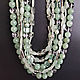 Necklace, Beads,  aquamarine, amethyst, jade, Majorca and fluorite, Necklace, Moscow,  Фото №1