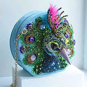 Сумки и аксессуары handmade. Livemaster - original item Peacock. Handbag with embroidery. Handmade.