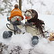Order felt toy: Snowman Ivan Nikiforovich. crafts philosophy. Livemaster. . Felted Toy Фото №3