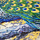 Order Oil painting on canvas Peacock. Painting with an animal abstractly. larisa-chigirina (larisa-chigirina). Livemaster. . Pictures Фото №3