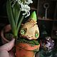 Order Hyacinth bulb in a pot. Secret Jar. Livemaster. . Miniature plants and flowers Фото №3