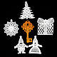 Golden key. A set of Christmas ornaments, Christmas decorations, Samara,  Фото №1