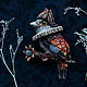 Brooch-pin: ' Bird' art Nouveau, vintage. Brooches. House Of The Moon Dew. Online shopping on My Livemaster.  Фото №2