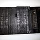 Purse-clutch No. 3. Black Caiman.Large leather purse. Wallets. Bags and accessories. Alexandra (SSbagS). My Livemaster. Фото №6