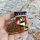 Винтаж: Ёлочные игрушки, клуазоне. Игрушки винтажные. Mademoiselle Vintage (Юлия). Ярмарка Мастеров.  Фото №12