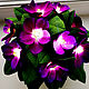 Order Flower-nightlight violets ' Fiona'. Elena Krasilnikova. Livemaster. . Nightlights Фото №3