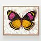 Painting with a butterfly 'Rebirth'. Oil on canvas - 30h24 cm, Pictures, Belgorod,  Фото №1