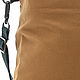 Universal bag, shopper, with a bend; on the belt; made of canvas. Bucketbag. Непохожие сумки с вышивкой / Анжела ОлАнж. My Livemaster. Фото №5