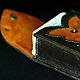 Brown Leather tarot case -/- gothic style -/- Maltese cross. Card case. Dark Centuries Leather items (DarkCenturies). My Livemaster. Фото №4