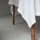 WHITE LINEN tablecloth - table linen made of softened linen. Tablecloths. Mam Decor (  Dmitriy & Irina ). My Livemaster. Фото №6
