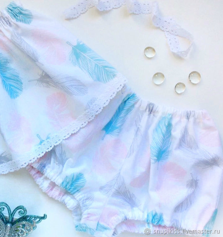 Комплект для девочки/юбка-Татьянка и трусики Пёрышки в интернет ...
