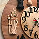  часы для любителей шахмат. Часы классические. Альбина Муфазалова. Интернет-магазин Ярмарка Мастеров.  Фото №2