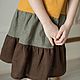 Linen dress for girls with flounces. Childrens Dress. molinialife. My Livemaster. Фото №4